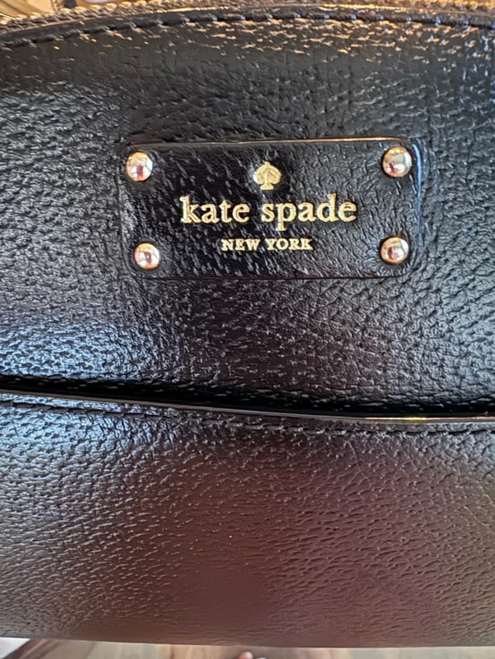 ♠️♠️KATE SPADE NEW YORK GROVE STREET MILLIE BLACK LEATHER CROSSBODY BAG!♠️♠️